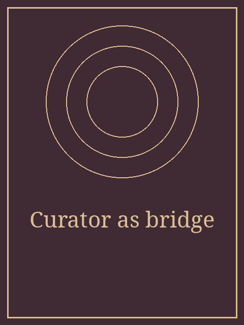 Artwork for Curator as bridge
